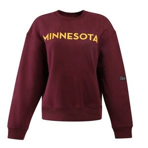 Hype and Vice maroon University of Minnesota sweatshirt, size small